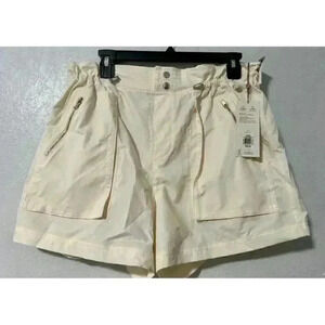 Calia Woven Paperbag High Rise‎ Shorts Women size medium